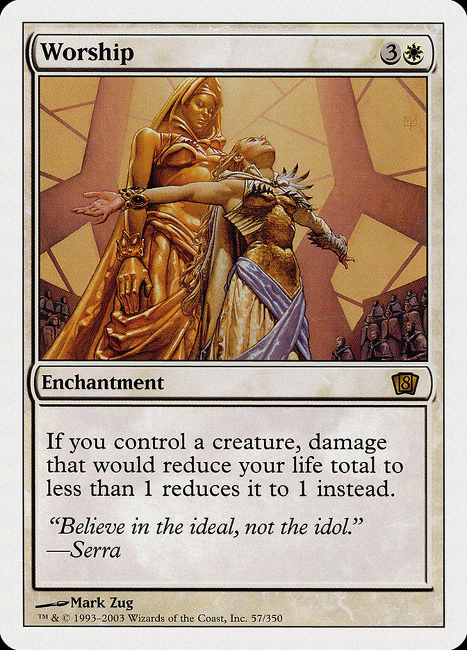 Worship [Eighth Edition] Magic: The Gathering