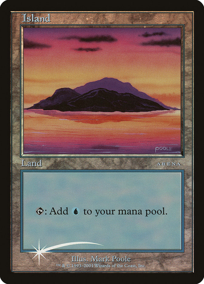 Island (1) [Arena League 2002] Magic: The Gathering