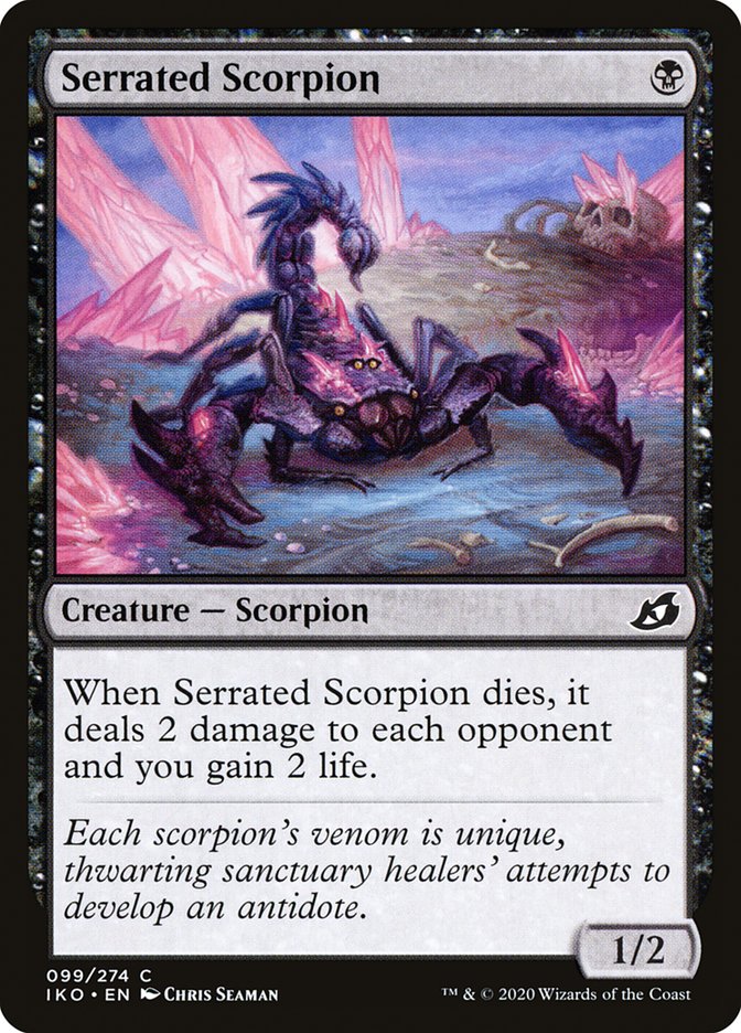 Serrated Scorpion [Ikoria: Lair of Behemoths] Magic: The Gathering