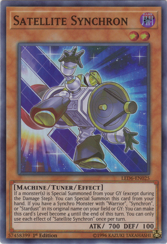 Satellite Synchron [LED6-EN025] Super Rare Yu-Gi-Oh!