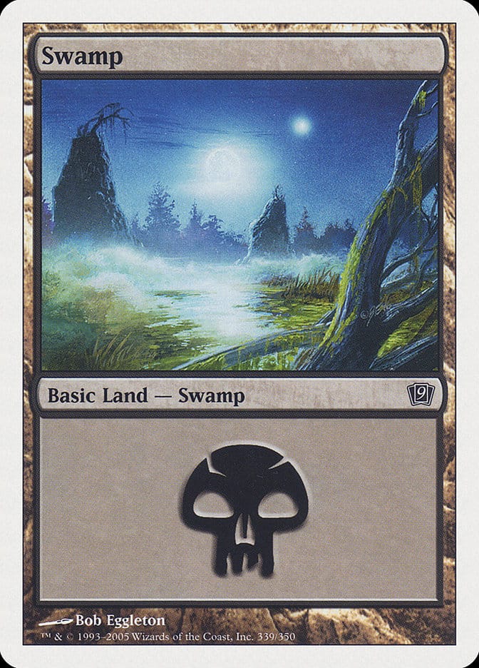 Swamp (339) [Ninth Edition] Magic: The Gathering