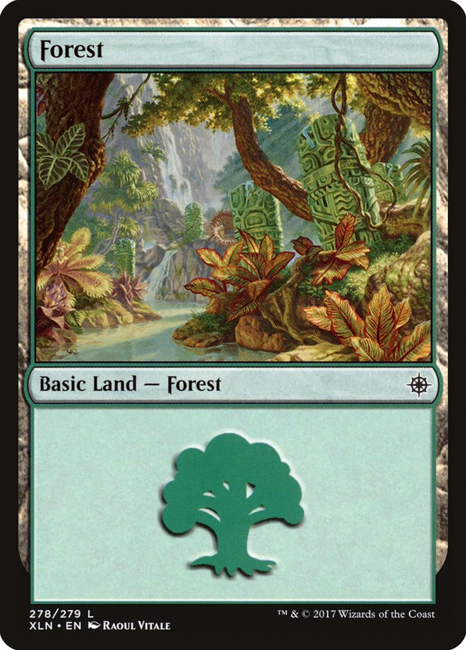 Forest (278) [Ixalan] Magic: The Gathering