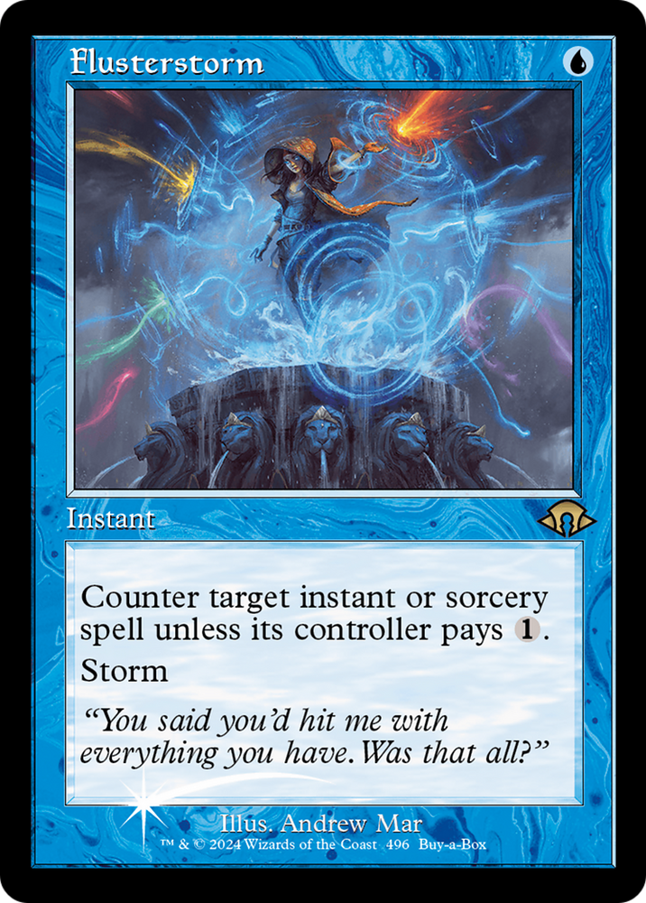 Flusterstorm (Retro Frame) [Modern Horizons 3 Prerelease Promos] Magic: The Gathering