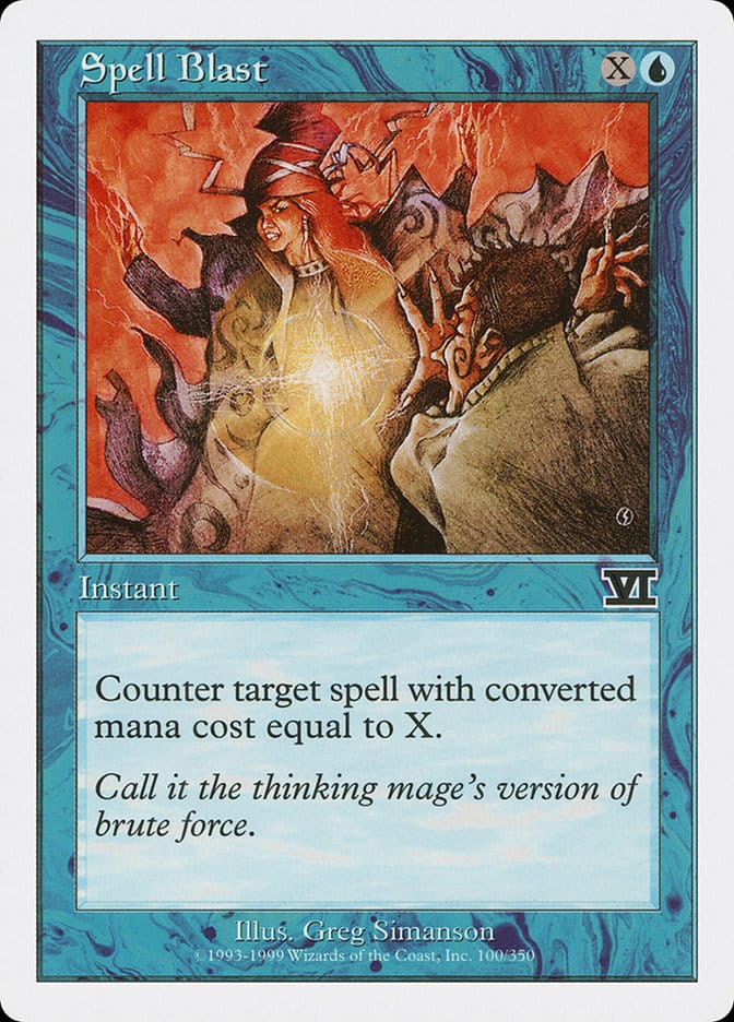Spell Blast [Classic Sixth Edition] Magic: The Gathering