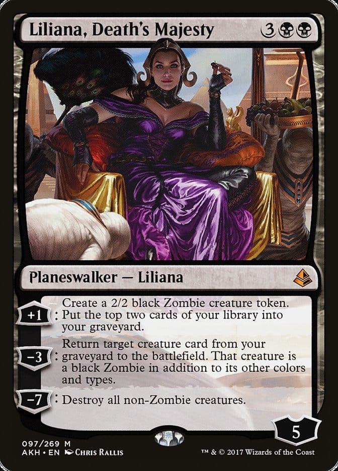 Liliana, Death's Majesty [Amonkhet] Magic: The Gathering