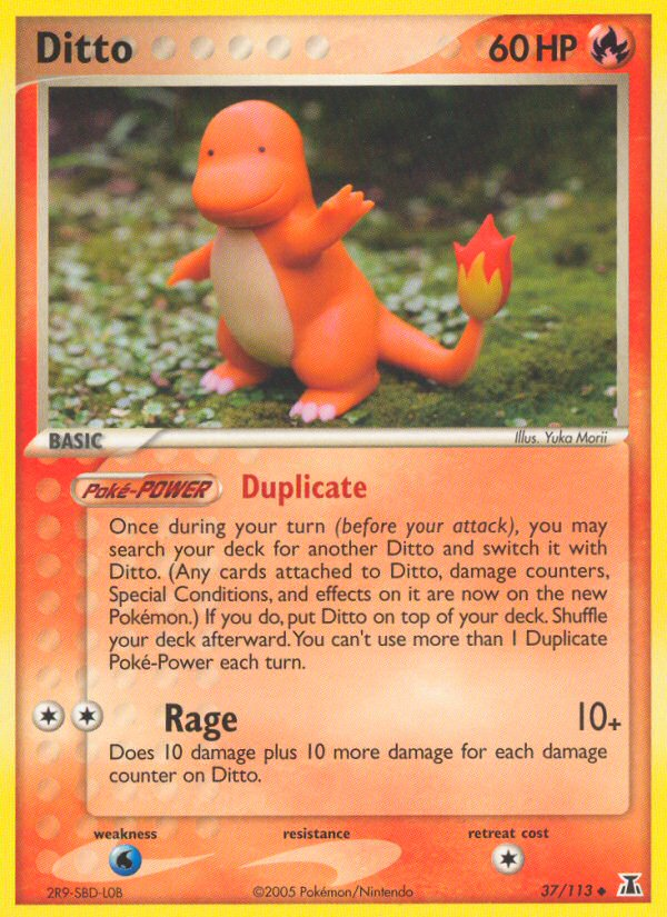 Ditto (37/113) [EX: Delta Species] Pokémon