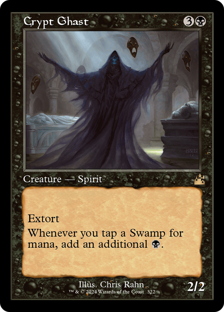 Crypt Ghast (Retro Frame) [Ravnica Remastered] Magic: The Gathering