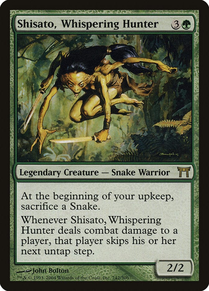 Shisato, Whispering Hunter [Champions of Kamigawa] Magic: The Gathering