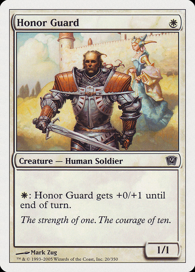 Honor Guard [Ninth Edition] Magic: The Gathering