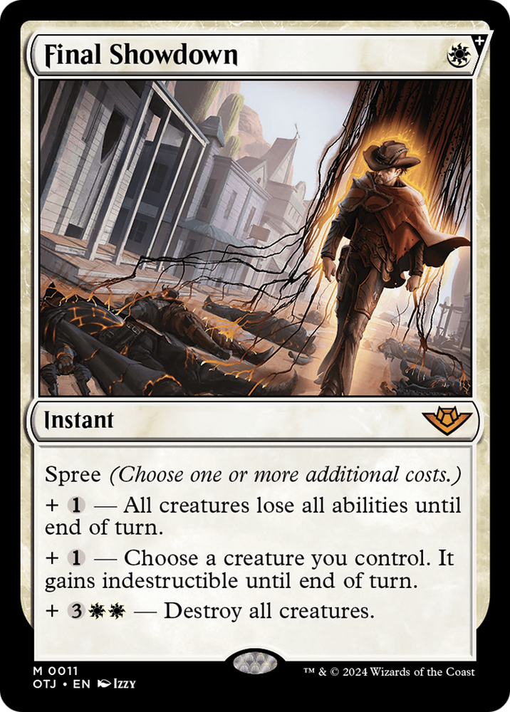 Final Showdown [Outlaws of Thunder Junction] Magic: The Gathering