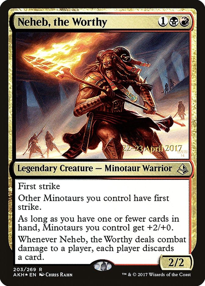 Neheb, the Worthy [Amonkhet Prerelease Promos] Magic: The Gathering