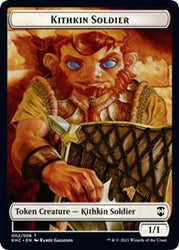 Kithkin Soldier // Pegasus Double-Sided Token [Kaldheim Commander Tokens] Magic: The Gathering