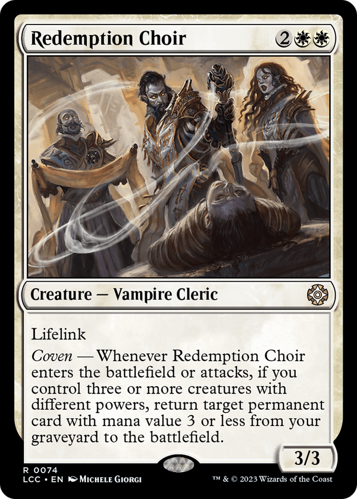 Redemption Choir [The Lost Caverns of Ixalan Commander] Magic: The Gathering