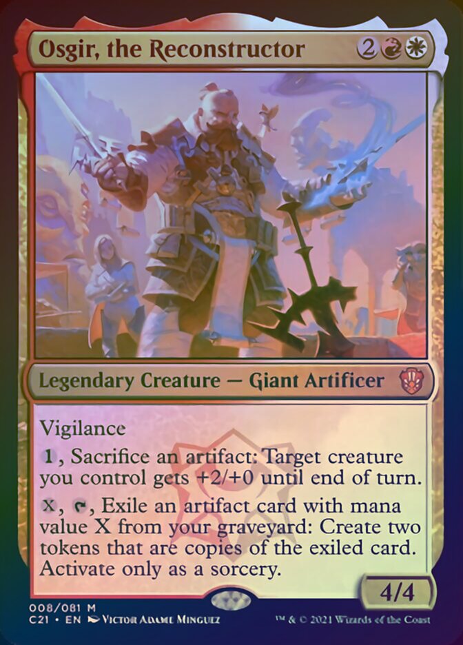 Osgir, the Reconstructor (Display Commander) [Commander 2021] Magic: The Gathering