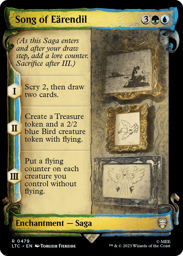 Song of Earendil [The Lord of the Rings: Tales of Middle-Earth Commander Showcase Scrolls] Magic: The Gathering