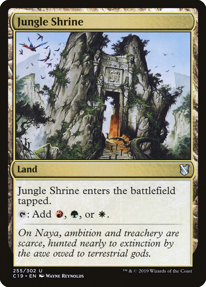 Jungle Shrine [Commander 2019] Magic: The Gathering