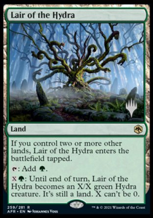 Lair of the Hydra (Promo Pack) [Dungeons & Dragons: Adventures in the Forgotten Realms Promos] Magic: The Gathering