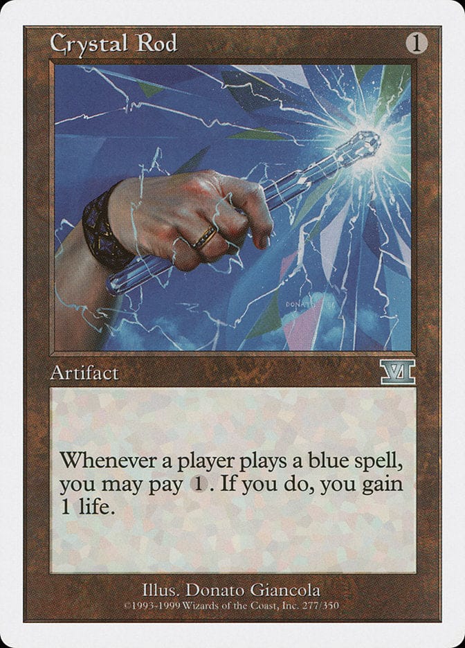 Crystal Rod [Classic Sixth Edition] Magic: The Gathering