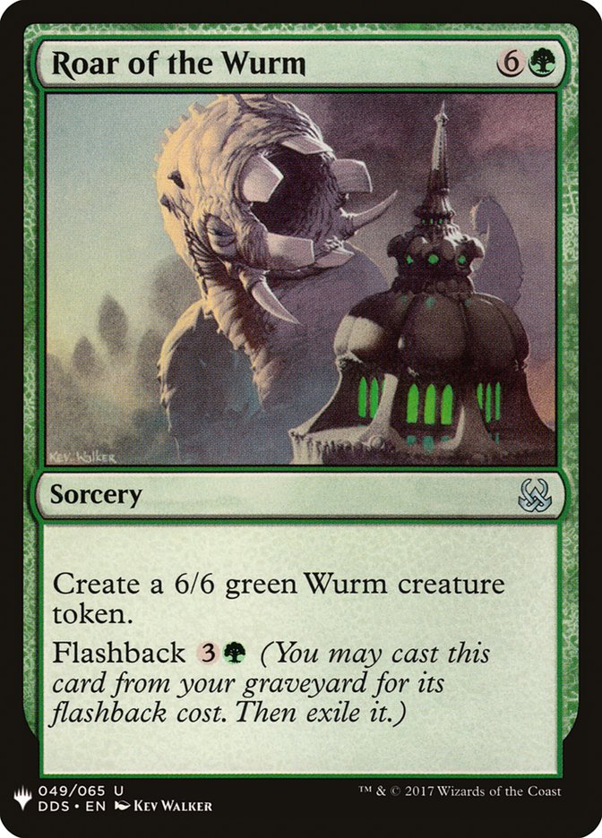 Roar of the Wurm [Mystery Booster] Magic: The Gathering