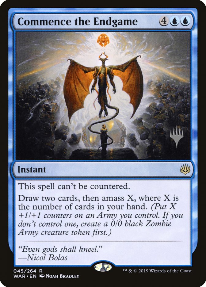 Commence the Endgame (Promo Pack) [War of the Spark Promos] Magic: The Gathering