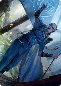 Inga Rune-Eyes Art Card (Gold-Stamped Signature) [Kaldheim Art Series] Magic: The Gathering