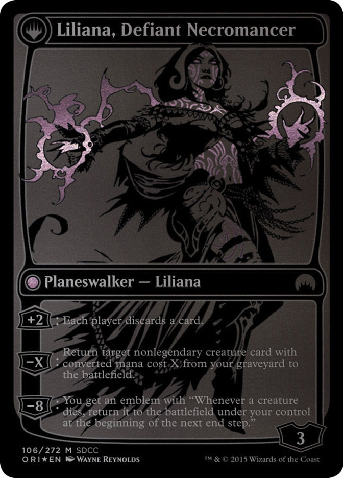 Liliana, Heretical Healer // Liliana, Defiant Necromancer [San Diego Comic-Con 2015] Magic: The Gathering