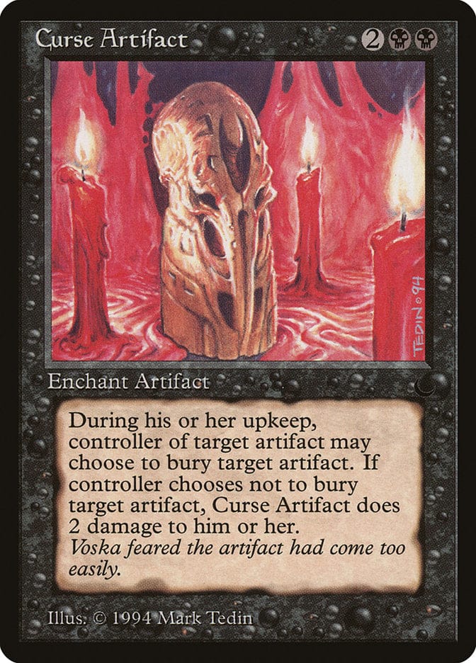 Curse Artifact [The Dark] Magic: The Gathering
