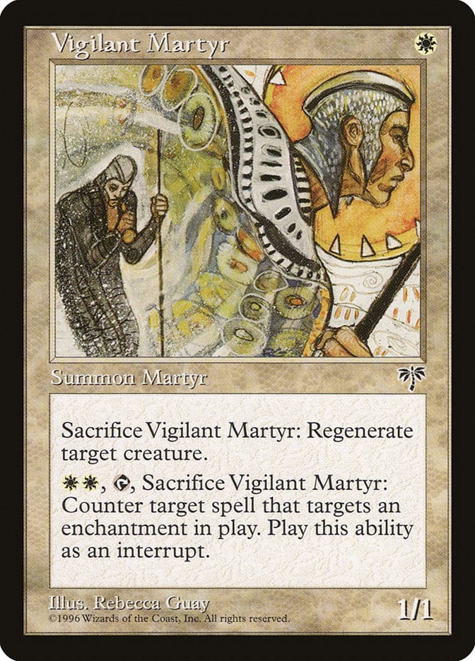 Vigilant Martyr [Mirage] Magic: The Gathering