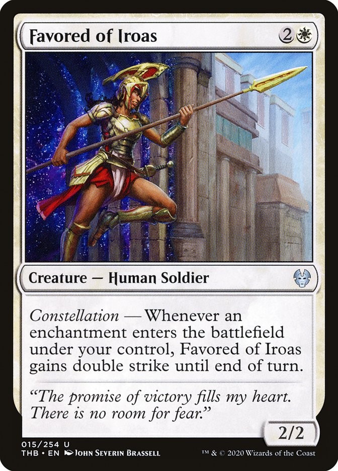 Favored of Iroas [Theros Beyond Death] Magic: The Gathering
