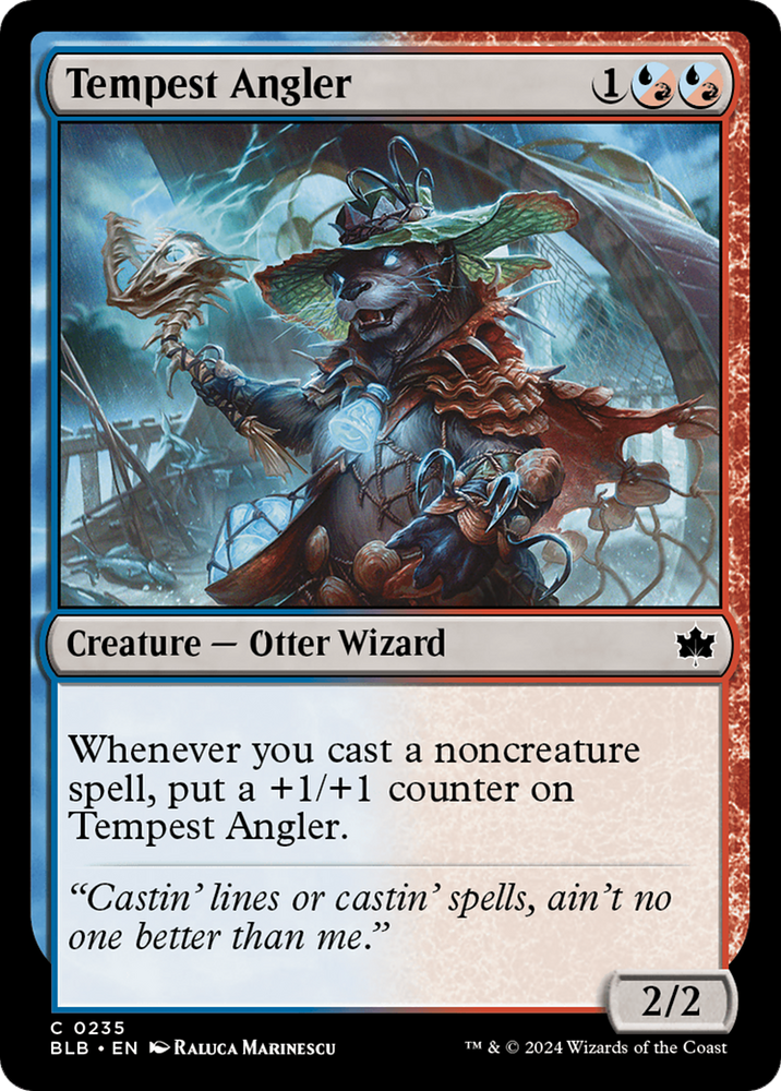 Tempest Angler [Bloomburrow] Magic: The Gathering