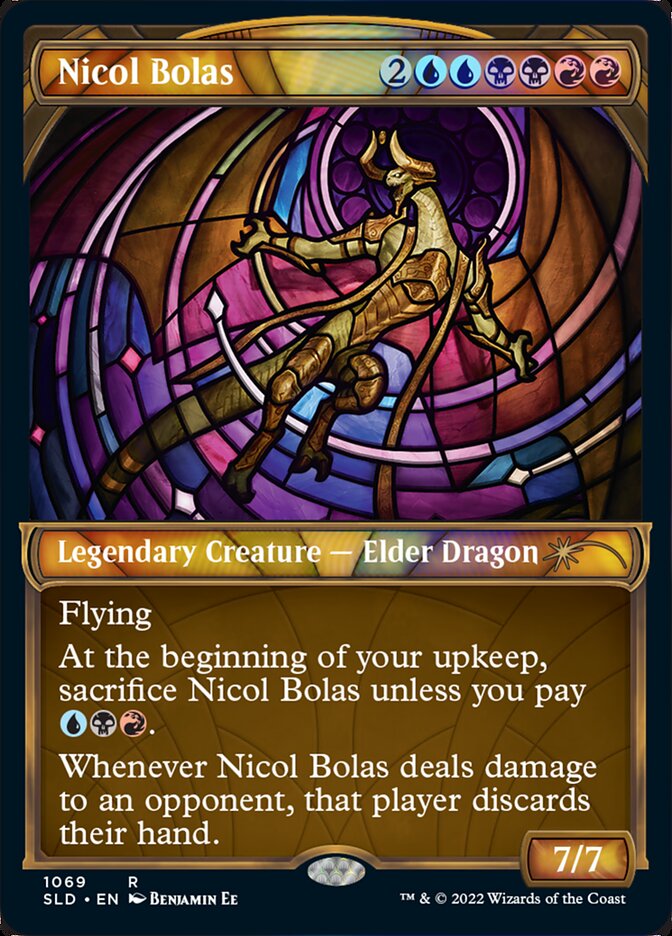 Nicol Bolas (Showcase Textured) [Secret Lair Drop Series] Magic: The Gathering
