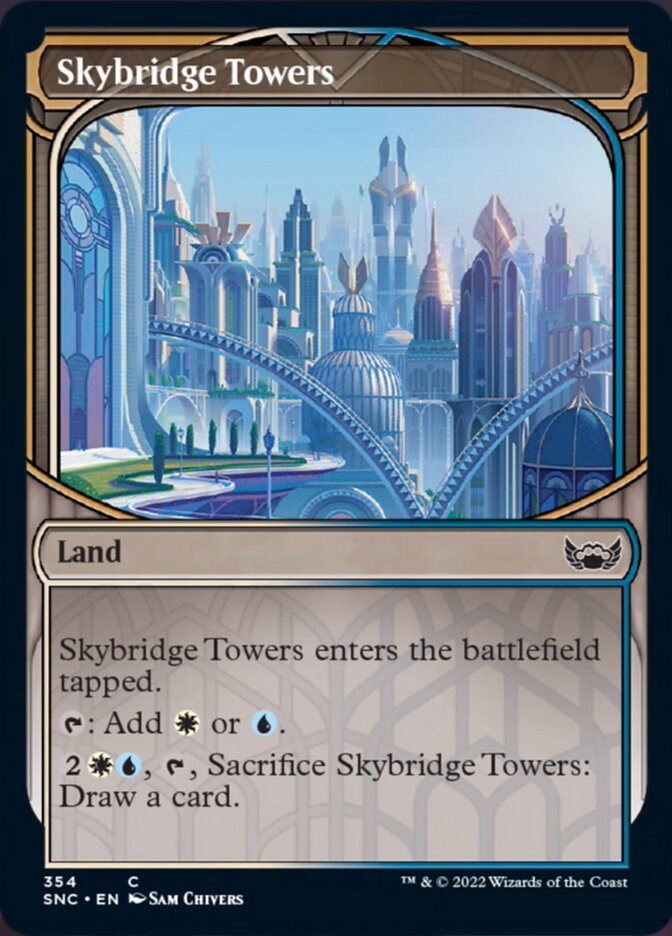 Skybridge Towers (Showcase Skyscraper) [Streets of New Capenna] Magic: The Gathering