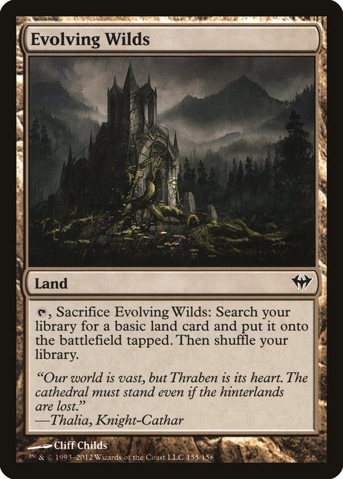 Evolving Wilds [Dark Ascension] Magic: The Gathering