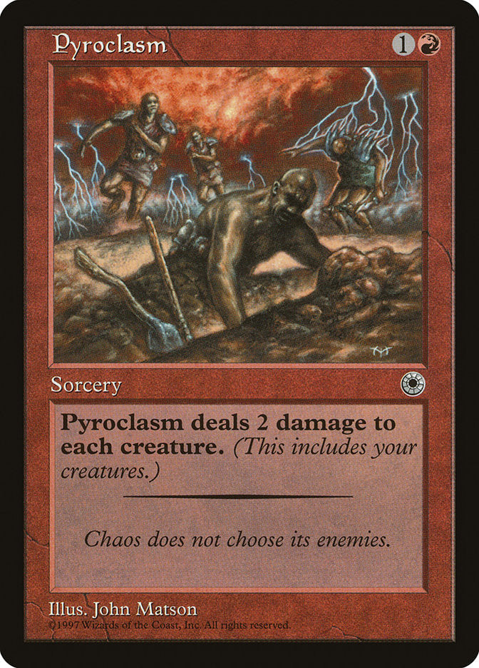 Pyroclasm [Portal] Magic: The Gathering