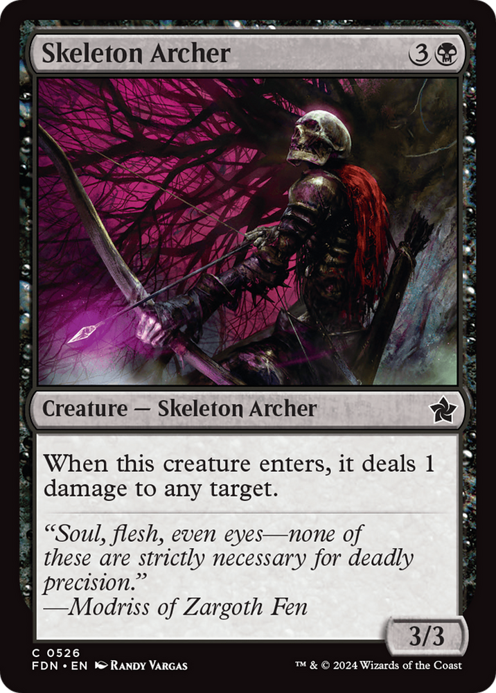 Skeleton Archer [Foundations] Magic: The Gathering