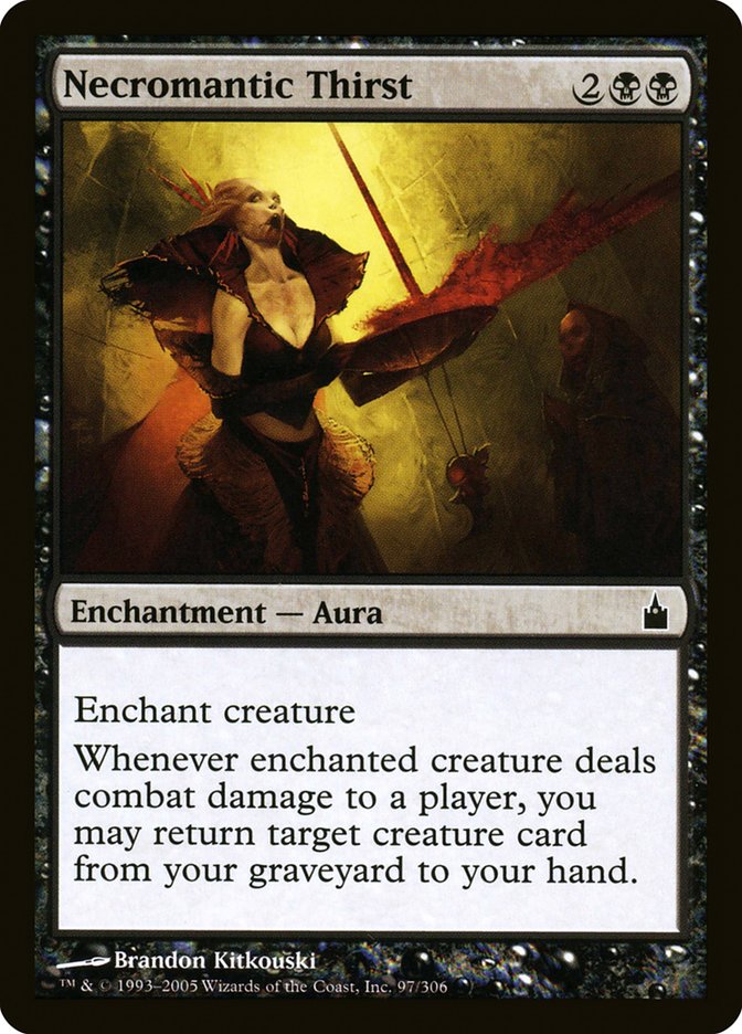Necromantic Thirst [Ravnica: City of Guilds] Magic: The Gathering