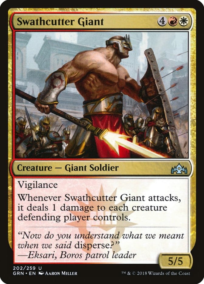 Swathcutter Giant [Guilds of Ravnica] Magic: The Gathering