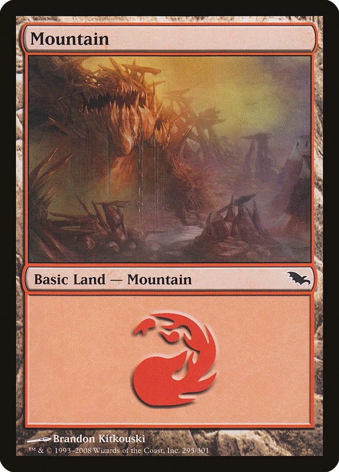 Mountain (295) [Shadowmoor] Magic: The Gathering