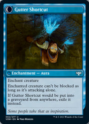 Gutter Skulker // Gutter Shortcut [Innistrad: Crimson Vow] Magic: The Gathering