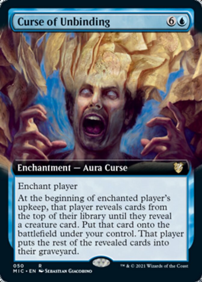 Curse of Unbinding (Extended Art) [Innistrad: Midnight Hunt Commander] Magic: The Gathering