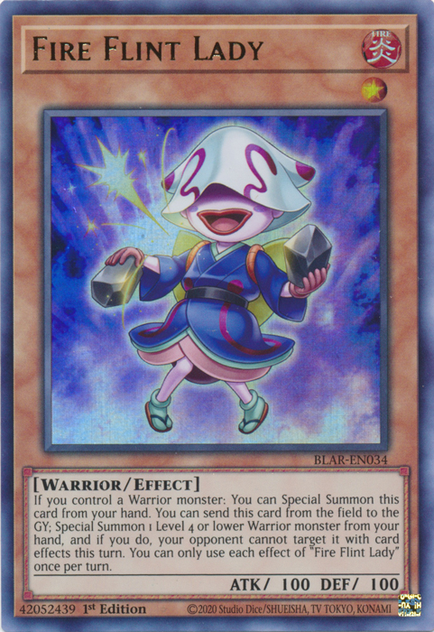Fire Flint Lady [BLAR-EN034] Ultra Rare - Yugioh Cards For Your TCG Needs!