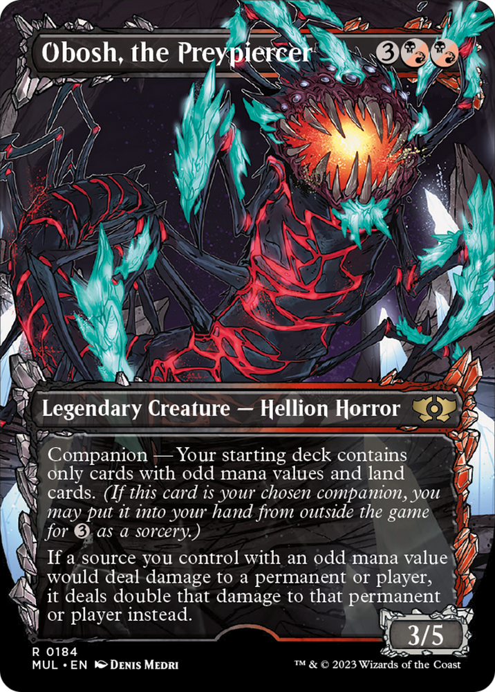 Obosh, the Preypiercer (Halo Foil) [Multiverse Legends] Magic: The Gathering