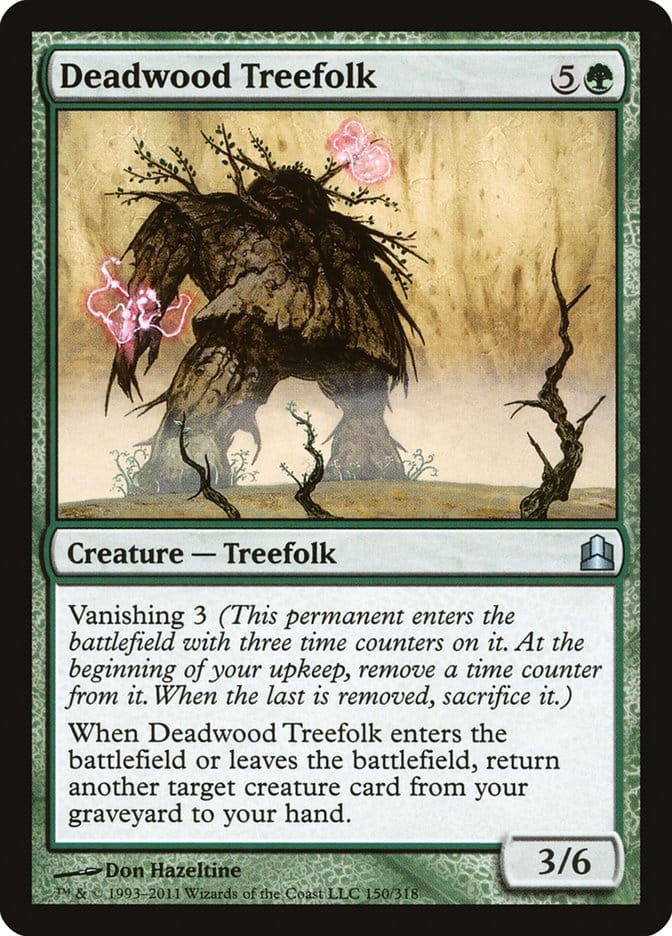 Deadwood Treefolk [Commander 2011] Magic: The Gathering