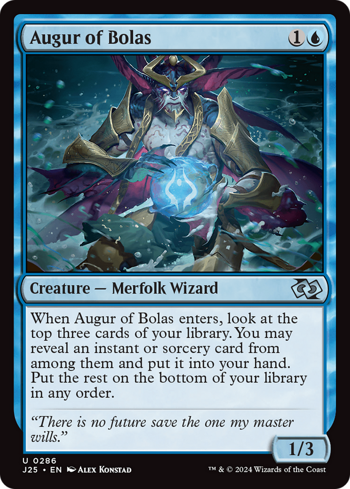 Augur of Bolas [Foundations Jumpstart] Magic: The Gathering
