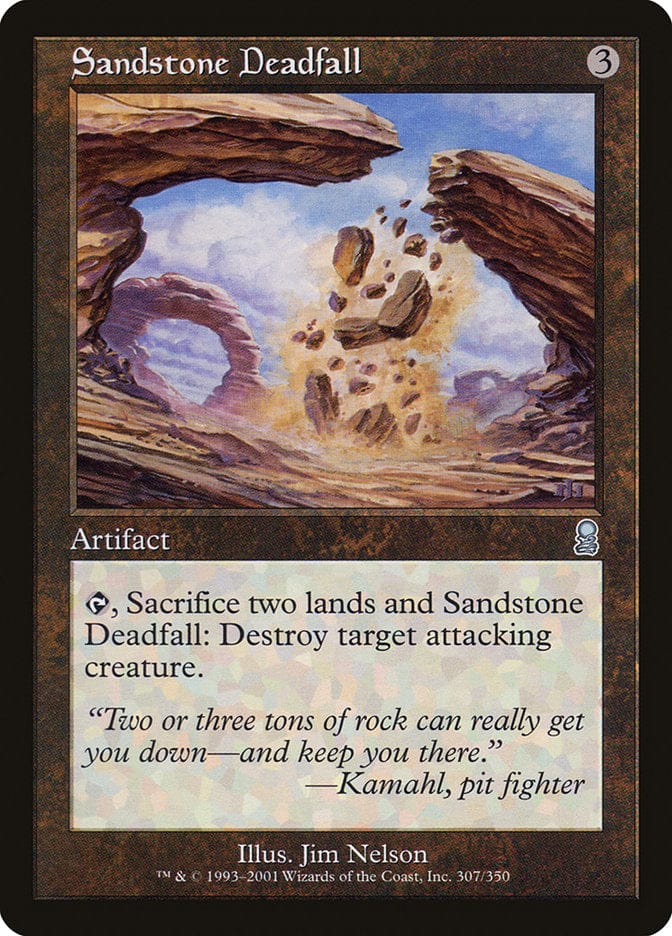 Sandstone Deadfall [Odyssey] Magic: The Gathering