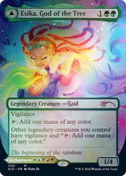 Esika, God of the Tree // The Prismatic Bridge (Borderless) [Secret Lair: From Cute to Brute] Magic: The Gathering