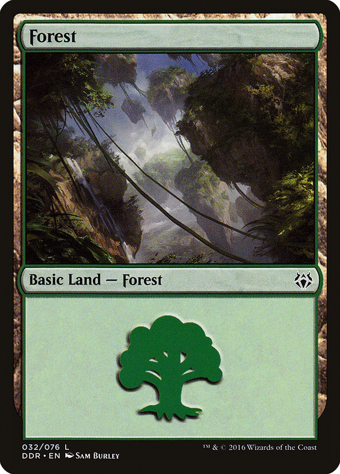 Forest (32) [Duel Decks: Nissa vs. Ob Nixilis] Magic: The Gathering