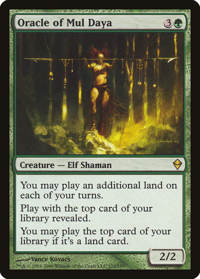 Oracle of Mul Daya [Zendikar] Magic: The Gathering