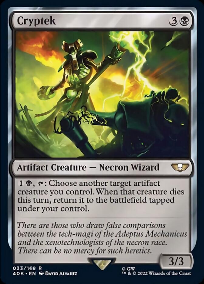 Cryptek (Surge Foil) [Warhammer 40,000] Magic: The Gathering