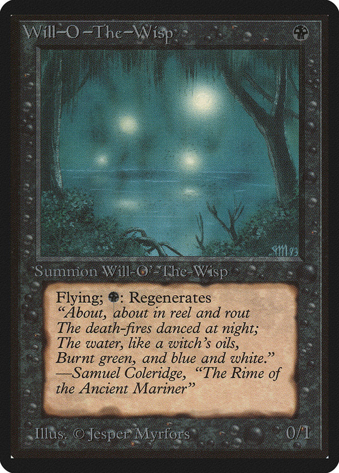 Will-o'-the-Wisp [Beta Edition] Magic: The Gathering